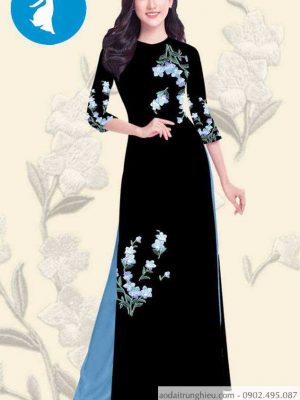 Vải áo dài hoa 3D đẹp mới ra AD T7414 39 1588919573 760 vai ao dai vai ao dai dep ad