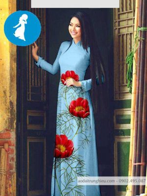 Vải áo dài hoa 3D thiết kế 2020 AD T7098 16 1588920046 635 vai ao dai vai ao dai dep ad