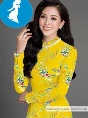 Vải áo dài hoa đều mới ra AD A7098 17 1588920169 20 vai ao dai vai ao dai dep ad