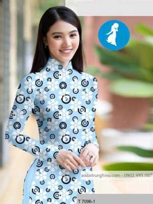 Vải áo dài hoa đều mới ra AD T7096 23 1588920289 35 vai ao dai vai ao dai dep ad