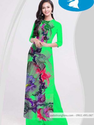 Vải áo dài hoa 3D thiết kế 2020 AD C2854 15 1588920646 533 vai ao dai vai ao dai dep ad