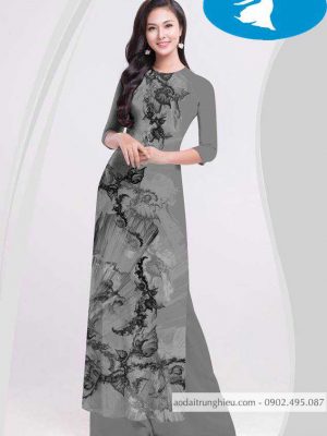 Vải áo dài hoa 3D thiết kế 2020 AD C2854 25 1588920648 57 vai ao dai vai ao dai dep ad