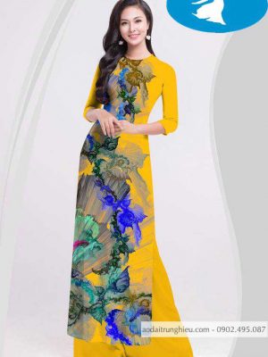 Vải áo dài hoa 3D thiết kế 2020 AD C2854 22 1588920648 726 vai ao dai vai ao dai dep ad