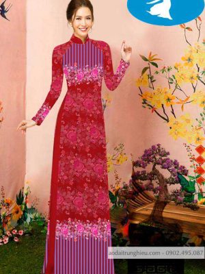 Vải áo dài hoa 3D kiểu mới AD C2853 39 1588920773 74 vai ao dai vai ao dai dep ad