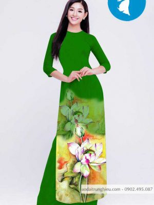 Vải áo dài hoa sen mới ra AD C2851 29 1588920889 358 vai ao dai vai ao dai dep ad
