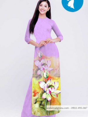 Vải áo dài hoa sen mới ra AD C2851 27 1588920889 768 vai ao dai vai ao dai dep ad