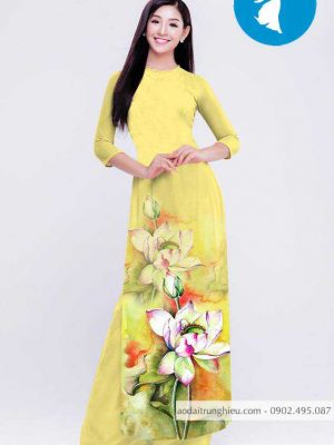 Vải áo dài hoa sen mới ra AD C2851 31 1588920890 852 vai ao dai vai ao dai dep ad