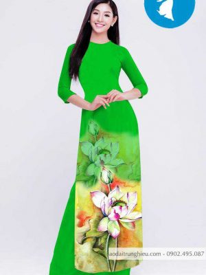 Vải áo dài hoa sen mới ra AD C2851 39 1588920891 409 vai ao dai vai ao dai dep ad