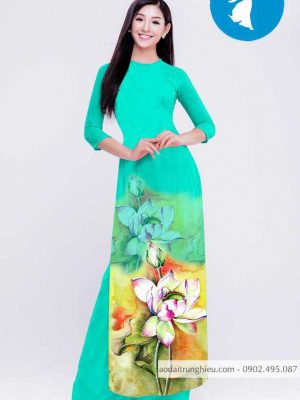 Vải áo dài hoa sen mới ra AD C2851 38 1588920891 703 vai ao dai vai ao dai dep ad