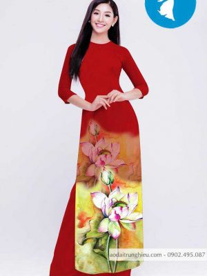 Vải áo dài hoa sen mới ra AD C2851 45 1588920892 556 vai ao dai vai ao dai dep ad