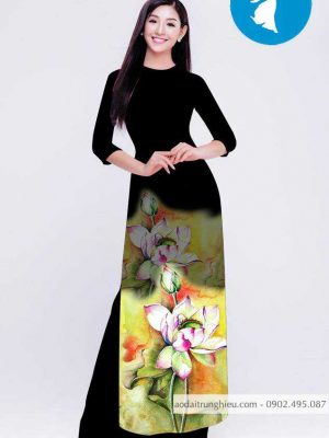 Vải áo dài hoa sen mới ra AD C2851 49 1588920893 758 vai ao dai vai ao dai dep ad