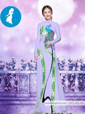 Vải áo dài chim công mới ra AD C2850 27 1588921005 105 vai ao dai vai ao dai dep ad