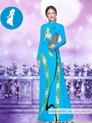 Vải áo dài chim công mới ra AD C2850 34 1588921006 598 vai ao dai vai ao dai dep ad
