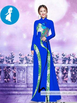 Vải áo dài chim công mới ra AD C2850 31 1588921006 634 vai ao dai vai ao dai dep ad