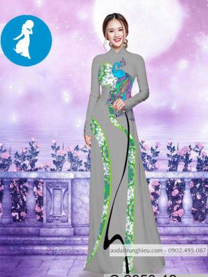 Vải áo dài chim công mới ra AD C2850 45 1588921008 827 vai ao dai vai ao dai dep ad