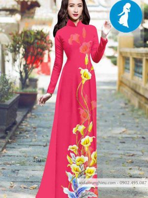 Vải áo dài hoa ly vàng thiết kế 2020 AD 10395 35 1588921247 133 vai ao dai vai ao dai dep ad