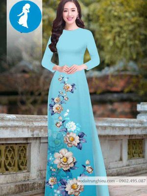 Vải áo dài hoa 3D mới ra AD 10333 21 1588921484 322 vai ao dai vai ao dai dep ad