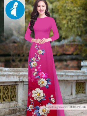 Vải áo dài hoa 3D mới ra AD 10333 23 1588921485 490 vai ao dai vai ao dai dep ad