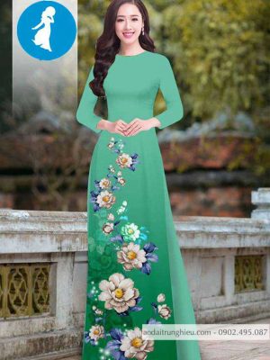 Vải áo dài hoa 3D mới ra AD 10333 28 1588921485 5 vai ao dai vai ao dai dep ad