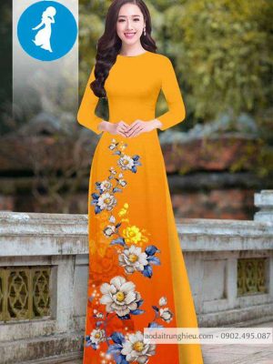 Vải áo dài hoa 3D mới ra AD 10333 25 1588921485 641 vai ao dai vai ao dai dep ad