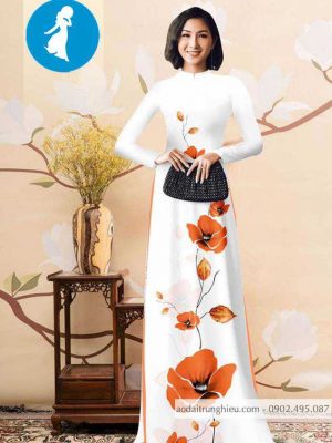 Vải áo dài hoa 3D mới ra AD 10447 25 1588921604 369 vai ao dai vai ao dai dep ad