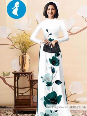 Vải áo dài hoa 3D mới ra AD 10447 28 1588921605 219 vai ao dai vai ao dai dep ad
