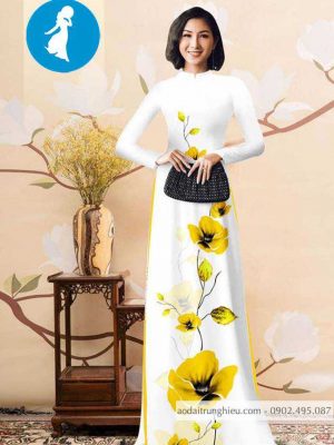 Vải áo dài hoa 3D mới ra AD 10447 36 1588921607 686 vai ao dai vai ao dai dep ad