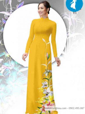 Vải áo dài hoa ly thiết kế 2020 AD 10341 25 1589016622 579 vai ao dai vai ao dai dep ad