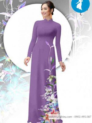 Vải áo dài hoa ly thiết kế 2020 AD 10341 33 1589016623 271 vai ao dai vai ao dai dep ad