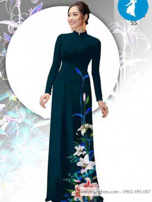 Vải áo dài hoa ly thiết kế 2020 AD 10341 31 1589016623 569 vai ao dai vai ao dai dep ad