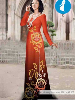 Vải áo dài hoa hồng 3D kiểu mới AD 10351 33 1589016747 301 vai ao dai vai ao dai dep ad