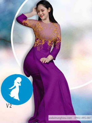 Vải áo dài hoa văn kiểu mới AD 14383 24 1589016865 462 vai ao dai vai ao dai dep ad