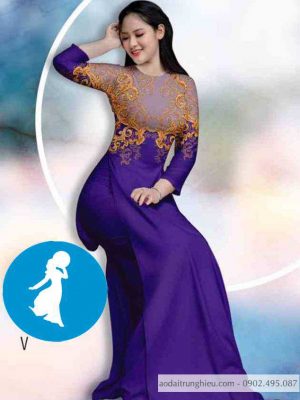 Vải áo dài hoa văn kiểu mới AD 14383 25 1589016865 86 vai ao dai vai ao dai dep ad
