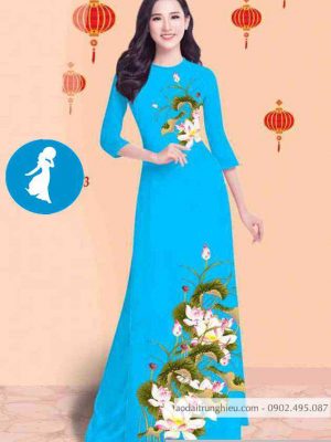 Vải áo dài hoa sen mới ra AD C2860 28 1589017461 553 vai ao dai vai ao dai dep ad