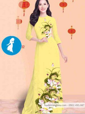 Vải áo dài hoa sen mới ra AD C2860 35 1589017462 646 vai ao dai vai ao dai dep ad