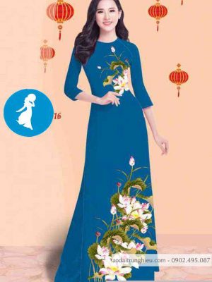 Vải áo dài hoa sen mới ra AD C2860 40 1589017463 692 vai ao dai vai ao dai dep ad