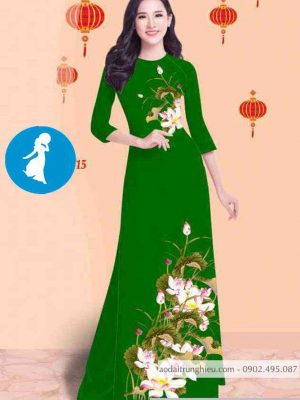 Vải áo dài hoa sen mới ra AD C2860 38 1589017463 842 vai ao dai vai ao dai dep ad