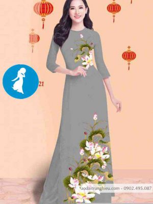 Vải áo dài hoa sen mới ra AD C2860 45 1589017464 632 vai ao dai vai ao dai dep ad