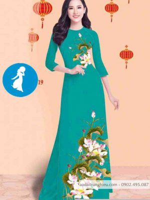 Vải áo dài hoa sen mới ra AD C2860 43 1589017464 717 vai ao dai vai ao dai dep ad