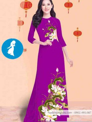Vải áo dài hoa sen mới ra AD C2860 42 1589017464 96 vai ao dai vai ao dai dep ad