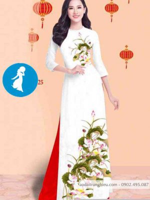 Vải áo dài hoa sen mới ra AD C2860 49 1589017465 300 vai ao dai vai ao dai dep ad