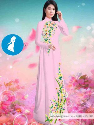 Vải áo dài hoa 3D thiết kế 2020 AD C2859 30 1589017579 649 vai ao dai vai ao dai dep ad