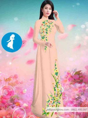 Vải áo dài hoa 3D thiết kế 2020 AD C2859 29 1589017579 734 vai ao dai vai ao dai dep ad