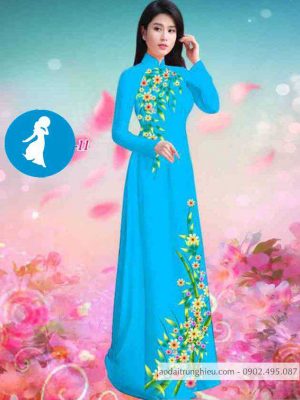 Vải áo dài hoa 3D thiết kế 2020 AD C2859 36 1589017580 678 vai ao dai vai ao dai dep ad
