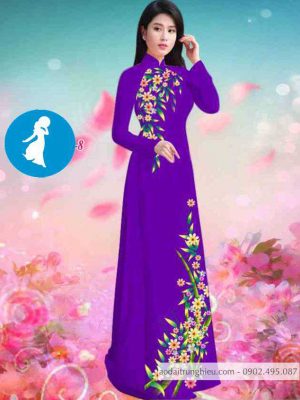Vải áo dài hoa 3D thiết kế 2020 AD C2859 33 1589017580 913 vai ao dai vai ao dai dep ad