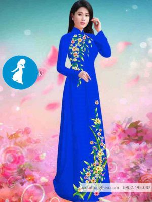 Vải áo dài hoa 3D thiết kế 2020 AD C2859 34 1589017580 987 vai ao dai vai ao dai dep ad