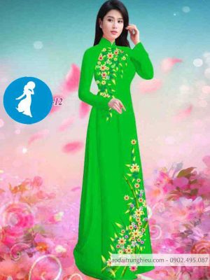 Vải áo dài hoa 3D thiết kế 2020 AD C2859 37 1589017581 458 vai ao dai vai ao dai dep ad