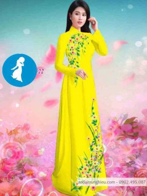 Vải áo dài hoa 3D thiết kế 2020 AD C2859 47 1589017582 397 vai ao dai vai ao dai dep ad