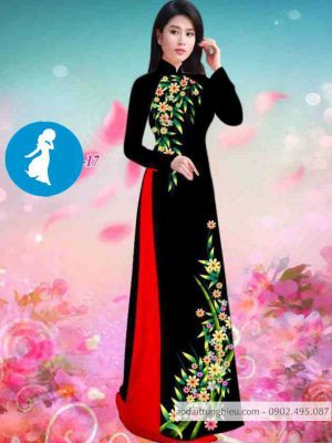 Vải áo dài hoa 3D thiết kế 2020 AD C2859 42 1589017582 484 vai ao dai vai ao dai dep ad