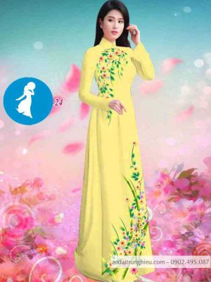 Vải áo dài hoa 3D thiết kế 2020 AD C2859 49 1589017583 788 vai ao dai vai ao dai dep ad